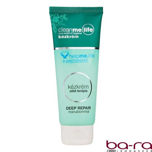 Kézkrém CLEANME.LIFE deep repair zöld terápia 75 ml
