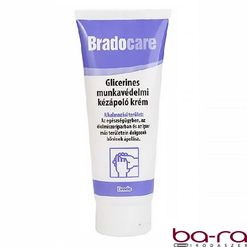 Kézkrém munkavédelmi BRADOCARE 100ml tubusos glicerines
