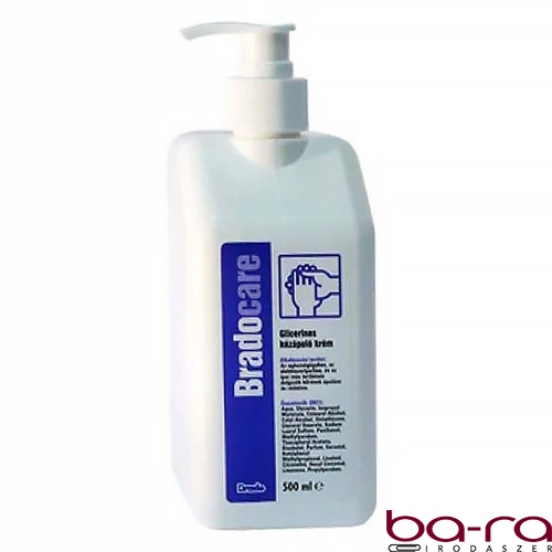 Kézkrém munkavédelmi BRADOCARE 500 ml pumpás glicerines