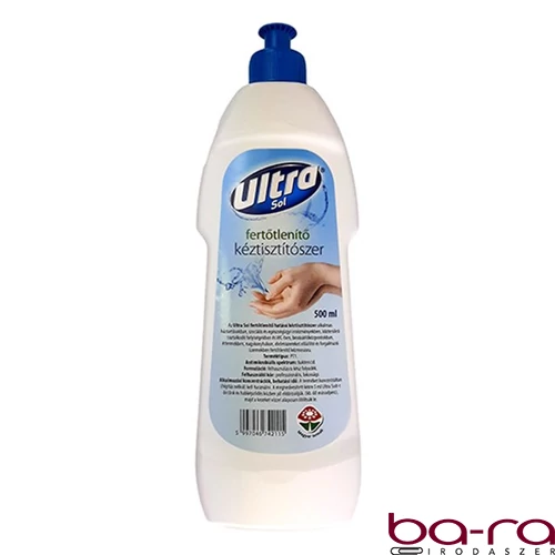Kéztisztító ULTRA SOL fertőtlenítő hatású flakonos 500 ml