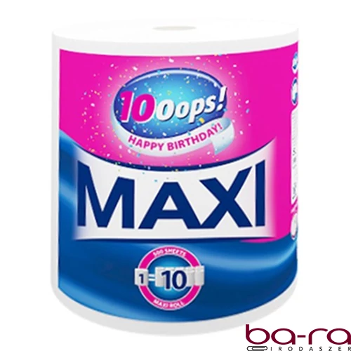 Kéztörlő tekercses háztartási OOOPS! Maxi 2 rétegű 500 lapos 1 tekercs