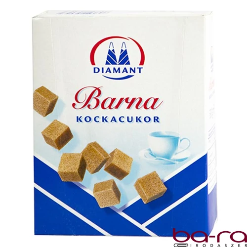 Kockacukor barna DIAMANT 0,5 kg