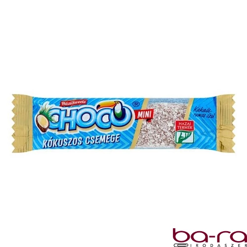 Kókuszos csemege CHOCO rum-kakaós 60 g