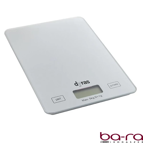 Konyhai mérleg DYRAS KSCL-1032WH fehér