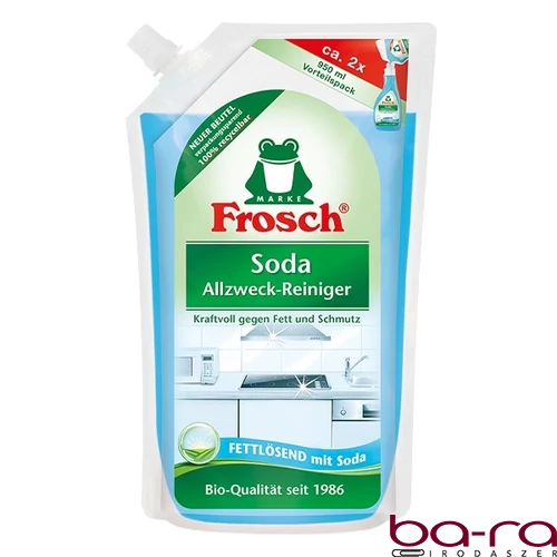 Konyhai tisztítószer utántöltő FROSCH szódás 950ml