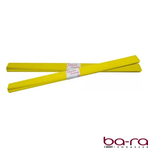 Krepp papír 50x200cm citromsárga 03