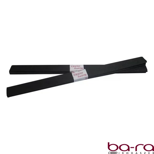 Krepp papír 50x200cm fekete 30