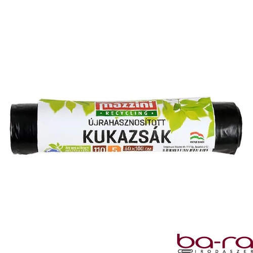 Szemeteszsák MAZZINI 110L újrahasznosított 5 darabos
