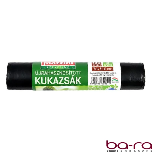 Szemeteszsák MAZZINI 135L újrahasznosított 5 darabos