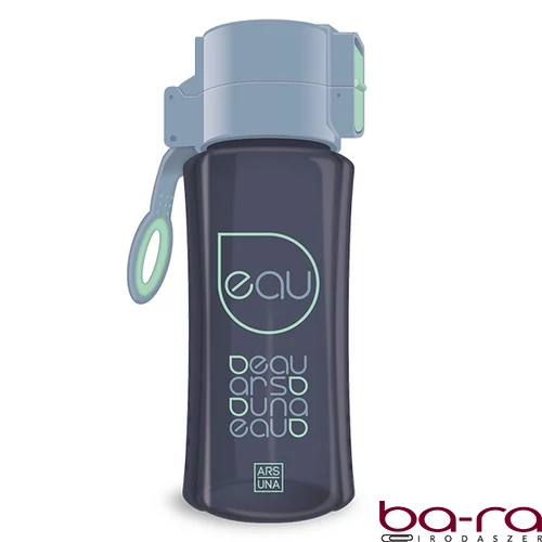 Kulacs ARS UNA műanyag BPA-mentes 450 ml sötétszürke-szürke
