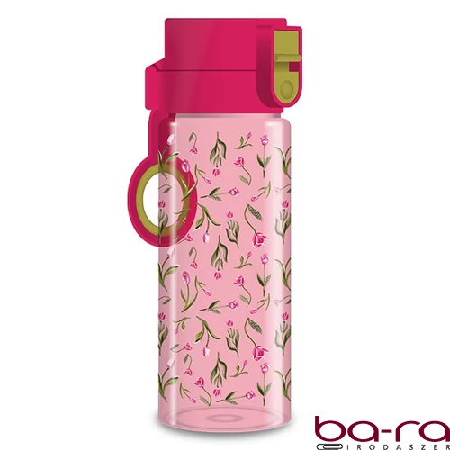 Kulacs ARS UNA műanyag BPA-mentes 475 ml Pink Tulips