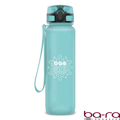 Kulacs ARS UNA műanyag matt BPA-mentes motivációs 1000 ml Mint