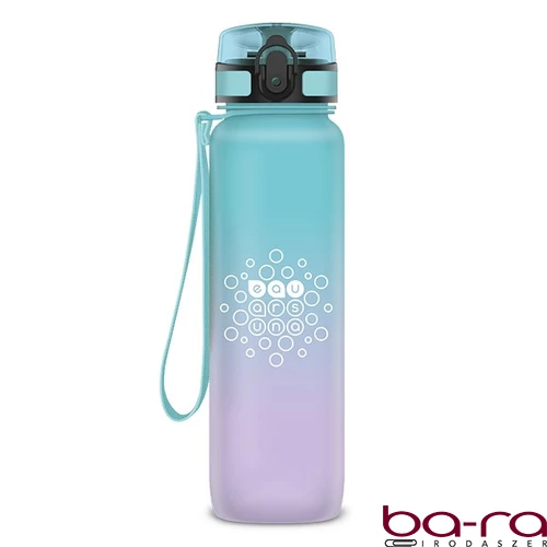 Kulacs ARS UNA műanyag matt BPA-mentes motivációs ombre 1000 ml Orchidea
