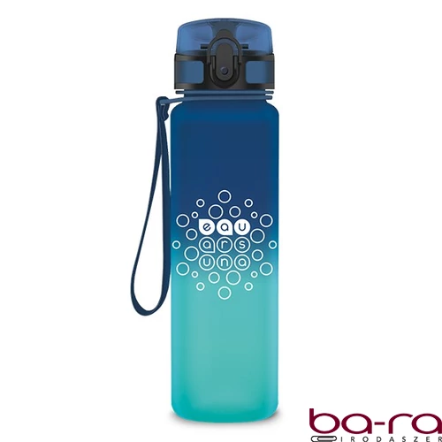 Kulacs ARS UNA műanyag matt BPA-mentes ombre 600 ml Dark sea