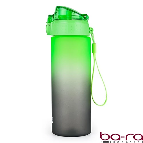 Kulacs OXY CLICK műanyag BPA-mentes 600 ml Ombre fekete-zöld