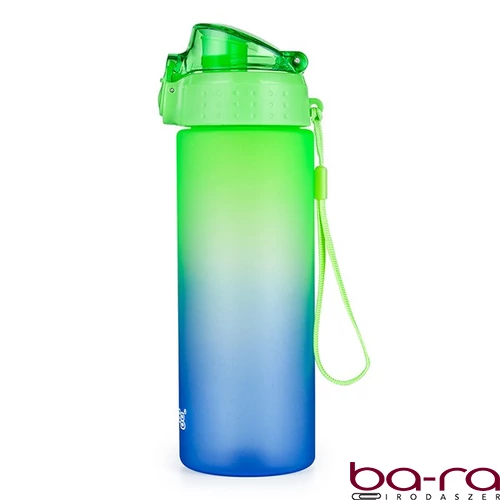 Kulacs OXY CLICK műanyag BPA-mentes 600 ml Ombre kék-zöld