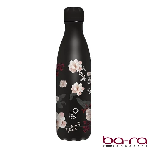 Kulacs duplafalú ARS UNA fém 500 ml Flowery Black
