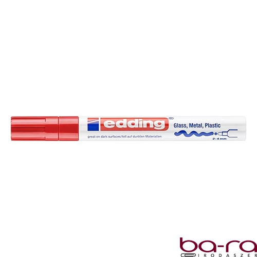 Lakkmarker EDDING 750 2-4mm piros