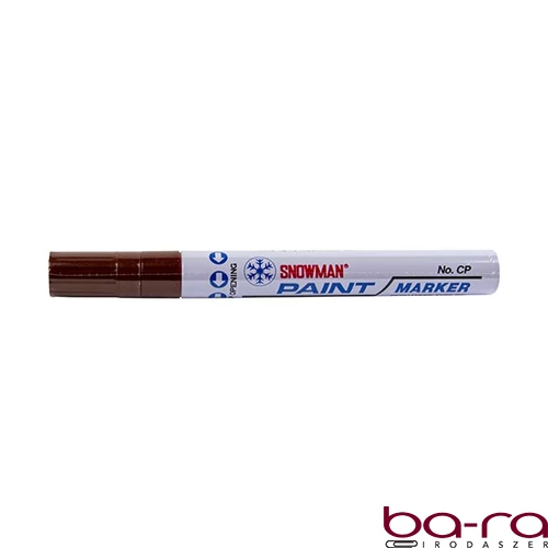 Lakkmarker SNOWMAN CP-12 4,5mm barna