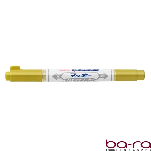 Lakkmarker kétvégű ZEBRA Mckie olajbázisú extra fine 0,7-1,2 mm arany
