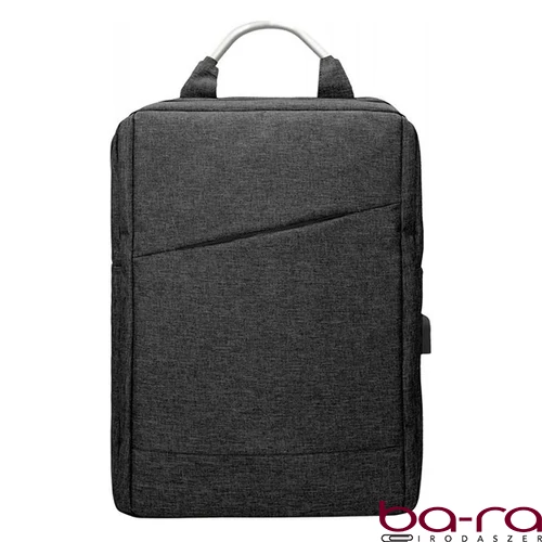 Notebook táska PROMO Nybro lang hátizsák forma fekete