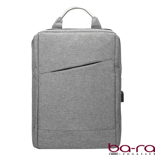 Notebook táska PROMO Nybro lang hátizsák forma szürke