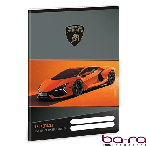 Leckefüzet ARS UNA A/5 32 lapos Lamborghini narancssárga