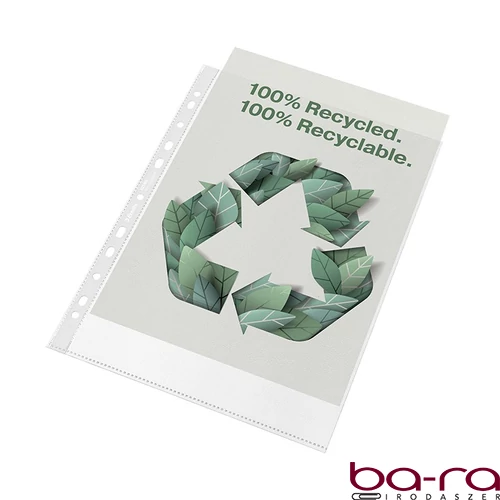 Lefűzhető genotherm ESSELTE Recycled  A/4 70 mikron narancsos 100 darabos