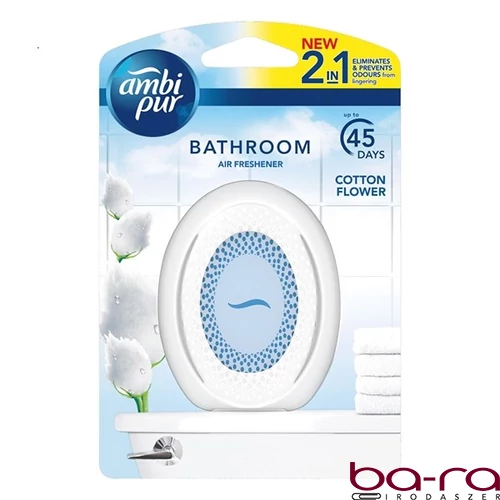 Légfrissítő AMBI PUR Bathroom Pamut virág 7,5ml