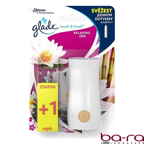 Légfrissítő GLADE Touch&fresh Japán kert készülék+2 utántöltő