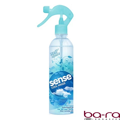 Légfrissítő és textil illatosító WELL DONE Sense Coll breeze 350 ml