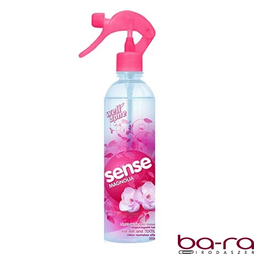 Légfrissítő és textil illatosító WELL DONE Sense Magnolia 350 ml