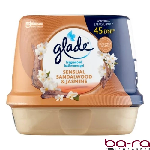 Légfrissítő zselé GLADE Bathroom Szantálfa & Jázmin 180 g