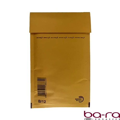 Légpárnás tasak No12/W2 szilikonos barna 120x215mm