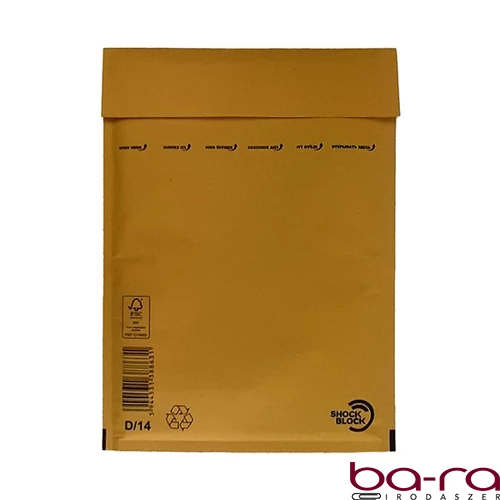 Légpárnás tasak No14/W4 szilikonos barna 180x265mm