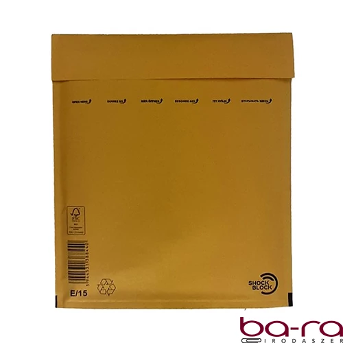 Légpárnás tasak No15/W5 szilikonos barna 220x265mm