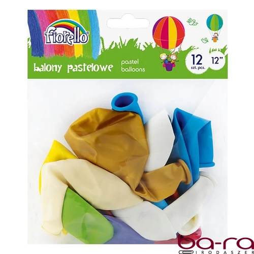 Lufi FIORELLO 12" 12 darabos pasztell színek