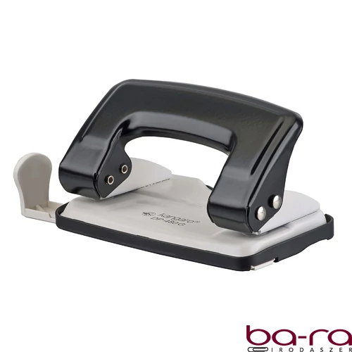 Lyukasztó KANGARO Inspiro DP-480G 2 lyukú fém 12 lap fekete-fehér