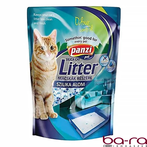 Macskaalom PANZI silica natúr 3,8 l