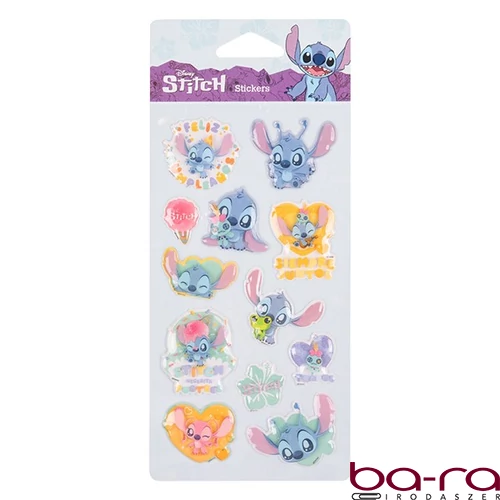 Matrica COOLPACK Lilo és Stitch6 3D vegyes mintás