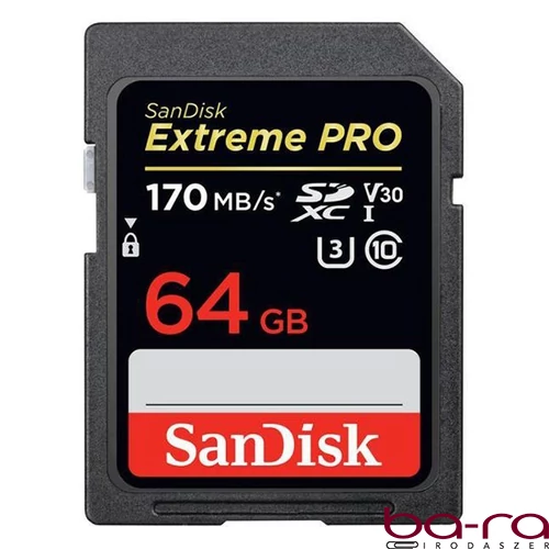 Memóriakártya SANDISK SDXC Extreme Pro 64 GB