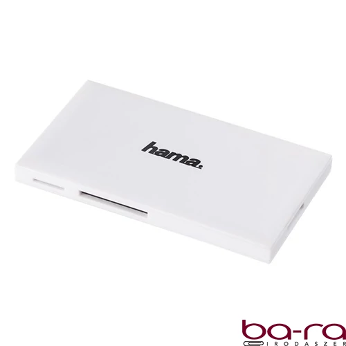 Memóriakártya olvasó HAMA Slim USB 3.0 fehér
