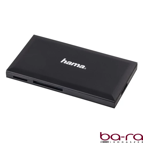 Memóriakártya olvasó HAMA Slim USB 3.0 fekete