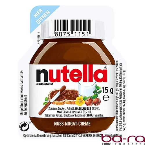 Mogyorókrém NUTELLA Copetta 15 g