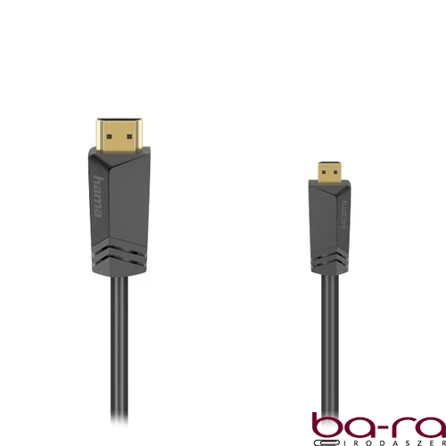 Monitor kábel HAMA High Speed HDMI/Micro HDMI ethernettel 1,5m
