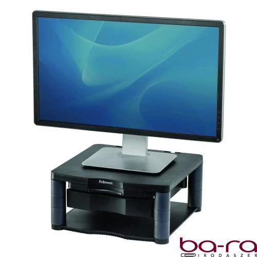 Monitorállvány FELLOWES Premium Plus grafitszürke