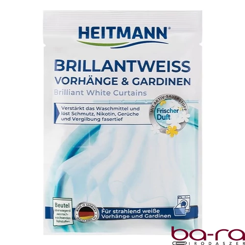 Mosóadalék HEITMANN függöny fehérítő 50 g