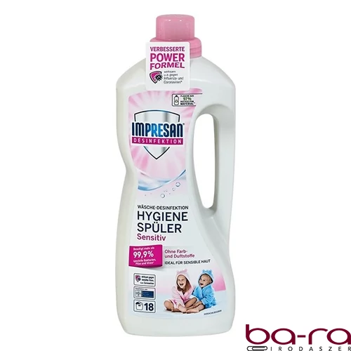 Mosóadalék IMPERSAN fertőtlenítő Sensitive 18 mosás 1,5 l