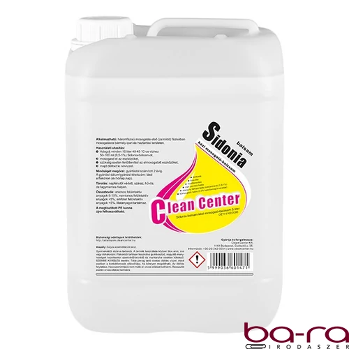 Mosogató balzsam CLEAN CENTER Sidonia kézi 5L