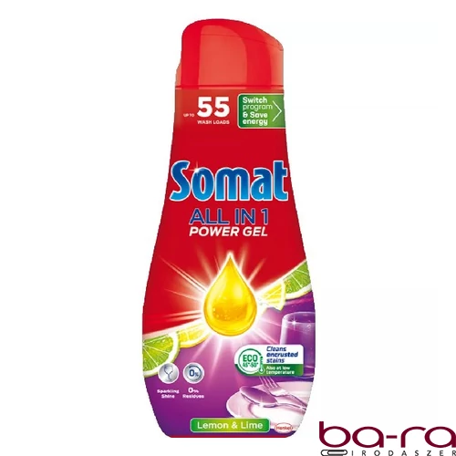 Mosogatógép gél SOMAT Allin1 Lemon 990ml